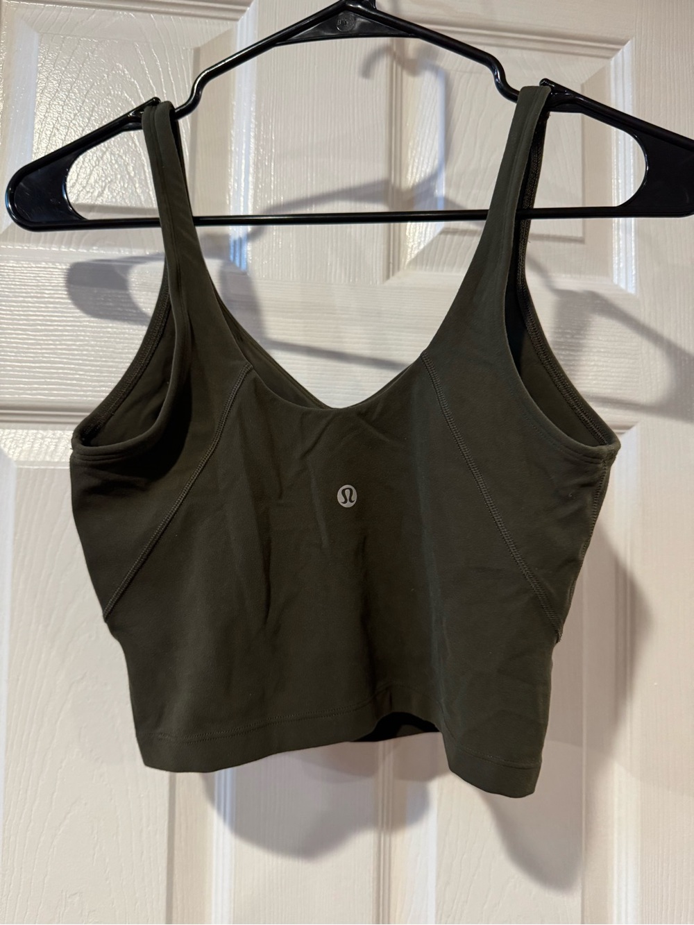 EUC lululemon athletica Scoop Neck Tank Top - Dark Olive - Picture 4 of 6